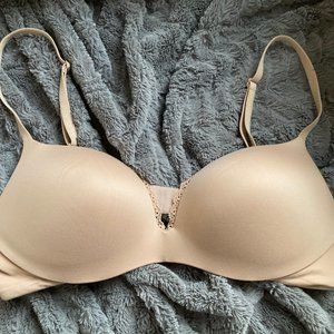 Victoria Secret Plunge Bra Tan/Nude Color Size 36B